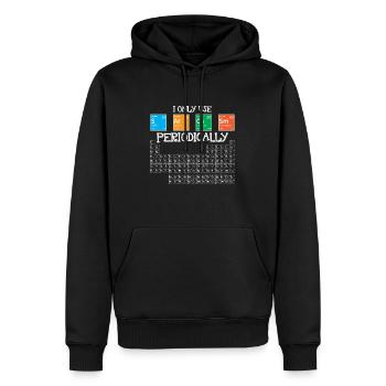 Je seulement Sarcasme périodiquement drôle - Sweat à capuche Premium bio Homme - noir - Devant - Nico (187cm)