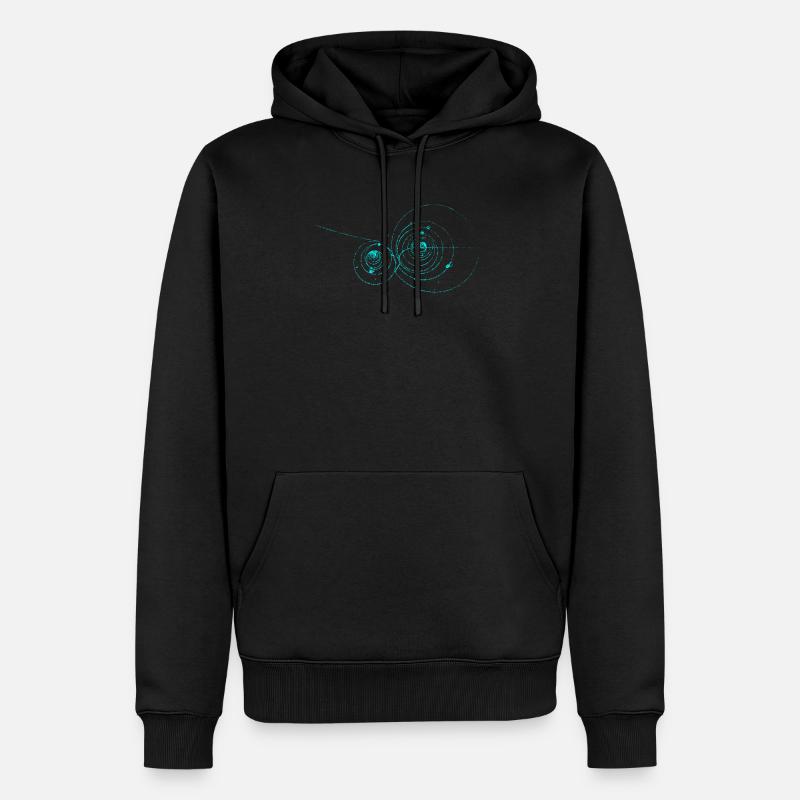 Physics Quantum Mechanics Teacher Student - Männer Premium Bio Hoodie - Schwarz