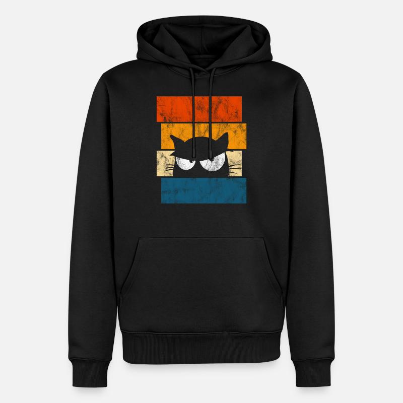Chat chat - Sweat à capuche Premium bio Homme - noir