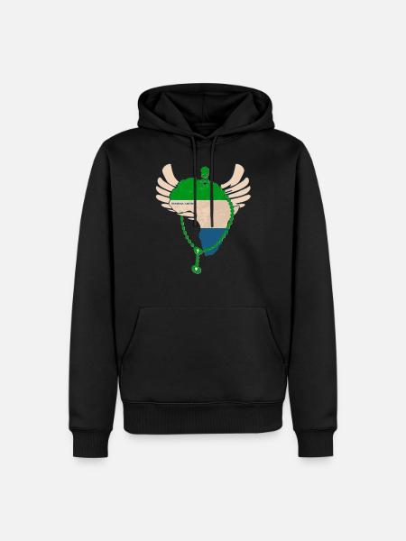 Sierra Leone - Men’s Premium Organic Hoodie - black