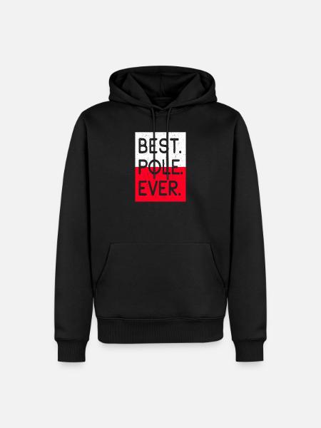 Best Pole Ever - Men’s Premium Organic Hoodie - black