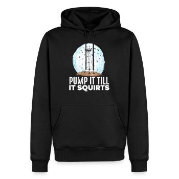 Oilfield Worker Drilling Roughneck - Männer Premium Bio Hoodie - Schwarz - Vorne - Nico (187cm)