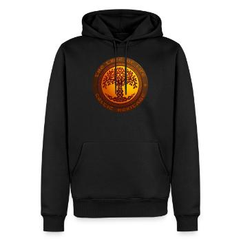 Vektor Keltischer Baum des Lebens - Männer Premium Bio Hoodie - Schwarz - Vorne - Nico (187cm)