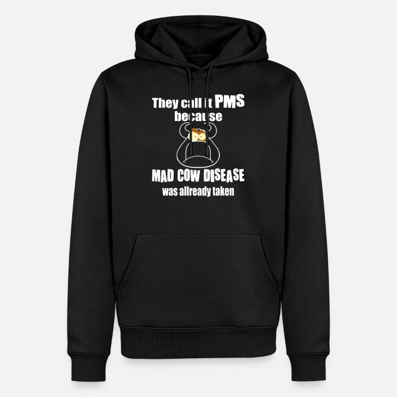 Ils l’appellent pms - Sweat à capuche Premium bio Homme - noir