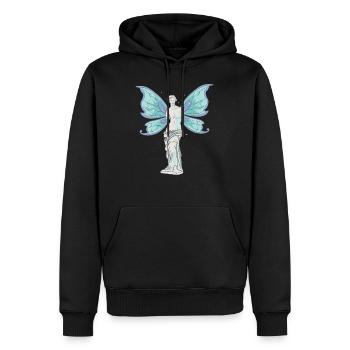 Fairycore Esthétique Fée Vénus De Milo Statue - Sweat à capuche Premium bio Homme - noir - Devant - Nico (187cm)