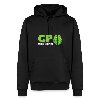 Cerebralparesebewusstsein Neurologe - Männer Premium Bio Hoodie - Schwarz - Vorne - Nico (187cm)