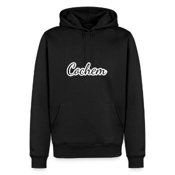 Cochem - Stadt best place ever - Männer Premium Bio Hoodie - Schwarz - Vorne - Nico (187cm)