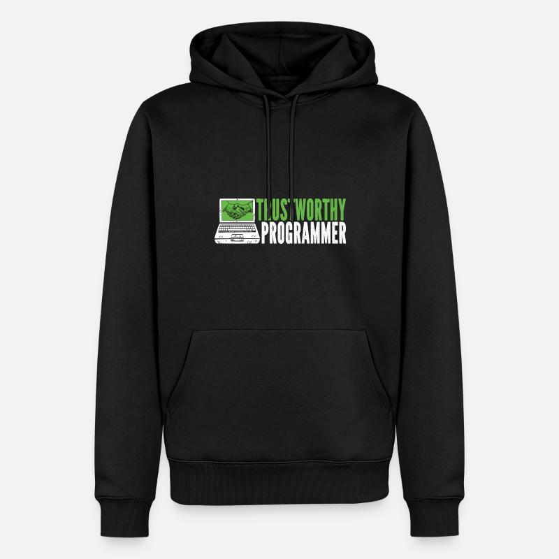 Programmierer Coder Software Entwickler - Männer Premium Bio Hoodie - Schwarz
