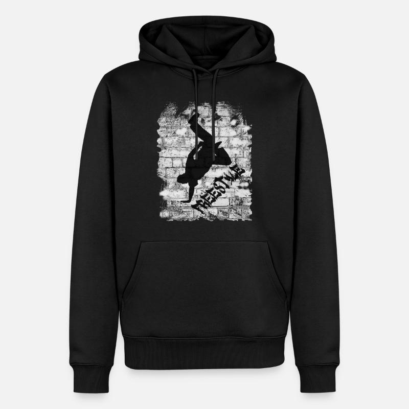 Nage libre - Sweat à capuche Premium bio Homme - noir