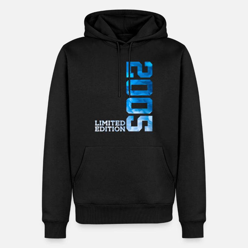 21E ANNIVERSAIRE ÉDITION LIMITÉE 2005 - Sweat à capuche Premium bio Homme - noir