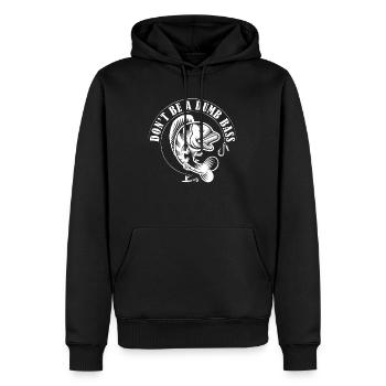 Seien Sie kein Dummkopf 1 -. - Männer Premium Bio Hoodie - Schwarz - Vorne - Nico (187cm)