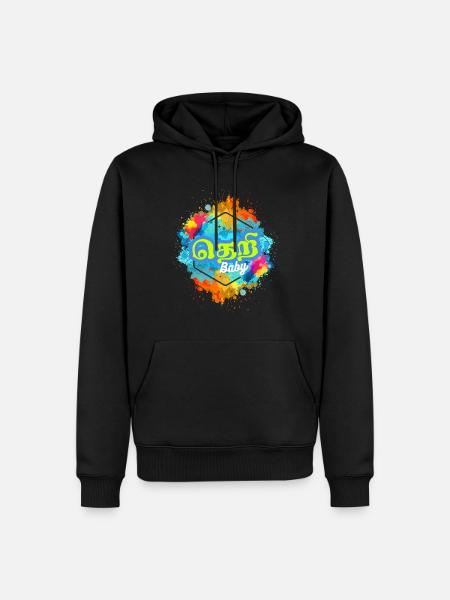 THERI BABY - Männer Premium Bio Hoodie - Schwarz