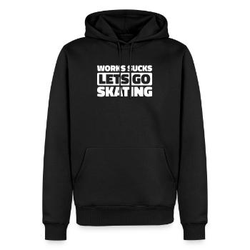Figure skating figure skater - Men’s Premium Organic Hoodie - black - Front - Nico (187cm)