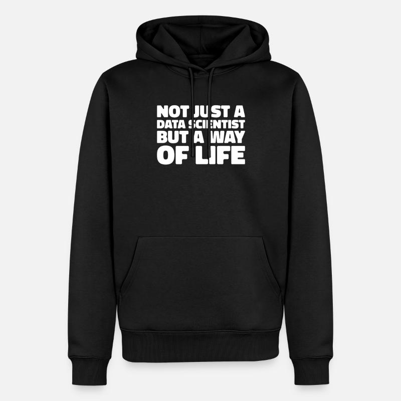 Data Science Data Analyst - Männer Premium Bio Hoodie - Schwarz