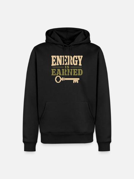 Protection of My Energy, Spiritual - Men’s Premium Organic Hoodie - black