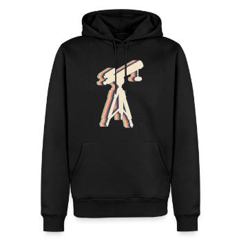 Sternguckerei Sterngucker Astronomie Sternbild - Männer Premium Bio Hoodie - Schwarz - Vorne - Nico (187cm)