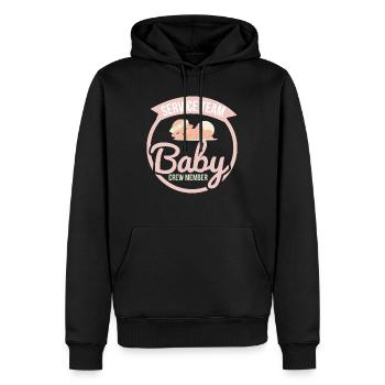 Baby Kleinkind Geburt Geschenk Vater Mutter Tante - Männer Premium Bio Hoodie - Schwarz - Vorne - Nico (187cm)