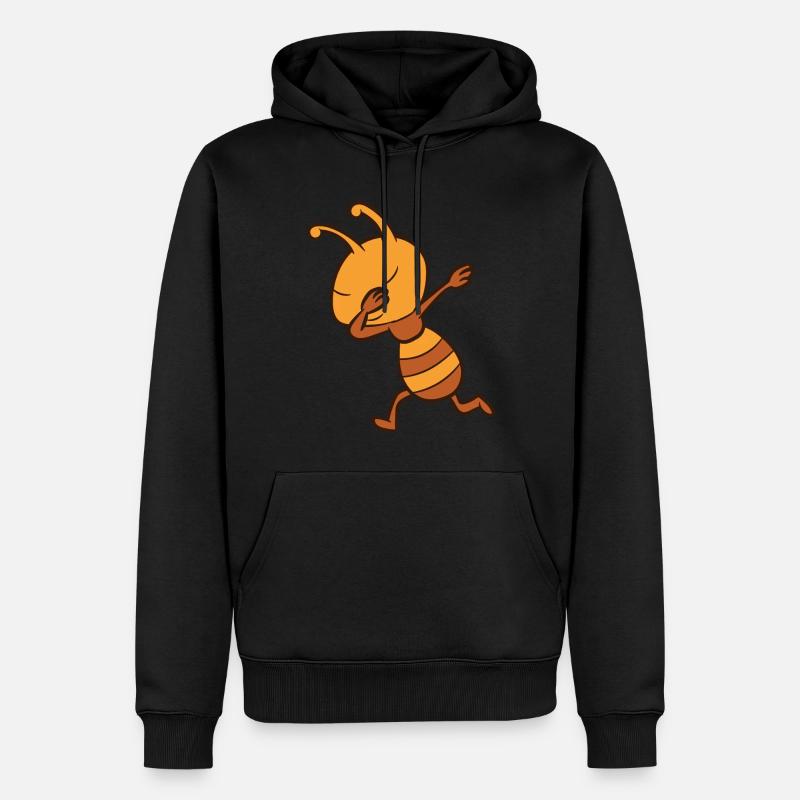 Ant - Tamponnez, dab, dabbing, dansez - Sweat à capuche Premium bio Homme - noir