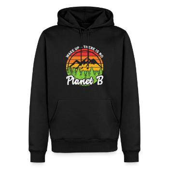 Tag der Erde Natur Umwelt Klimaschutz Klimawandel - Männer Premium Bio Hoodie - Schwarz - Vorne - Nico (187cm)