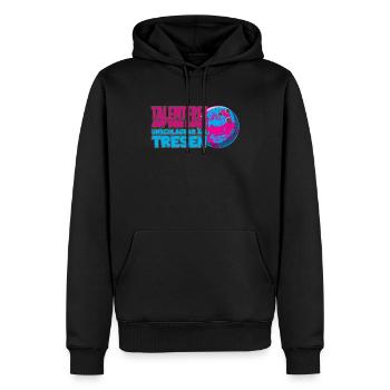 Bowling Bowler plays bowling alley Hobby balls - Men’s Premium Organic Hoodie - black - Front - Nico (187cm)