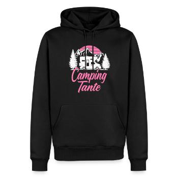 Camping Camperin Geschenk Wohnwagen - Männer Premium Bio Hoodie - Schwarz - Vorne - Nico (187cm)