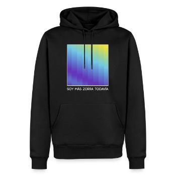Zorra - Eurovision inspiriert 07 - Männer Premium Bio Hoodie - Schwarz - Vorne - Nico (187cm)