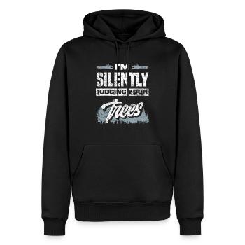 Arborist Aborist Forest Forest Worker - Men’s Premium Organic Hoodie - black - Front - Nico (187cm)