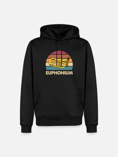 Euphonium - Men’s Premium Organic Hoodie - black