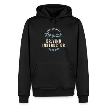 Funny Awesome Driving Instructor Job Occupation - Men’s Premium Organic Hoodie - black - Front - Nico (187cm)
