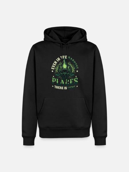 Anglerfish Deep Sea Monster - Men’s Premium Organic Hoodie - black