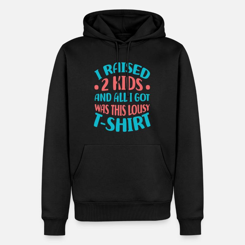 Mutter - Männer Premium Bio Hoodie - Schwarz