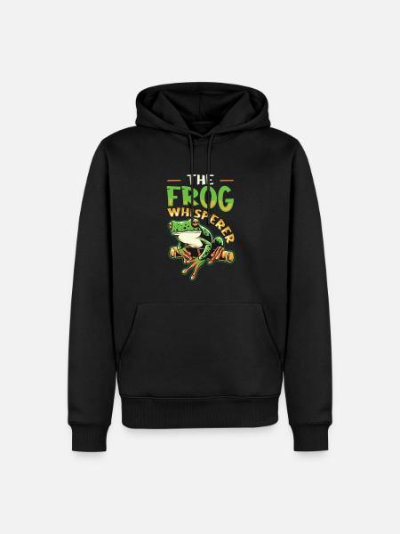 The Frog Whisperer - Men’s Premium Organic Hoodie - black