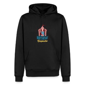 4ème anniversaire Directeur de cirque Circus Lover - Sweat à capuche Premium bio Homme - noir - Devant - Nico (187cm)