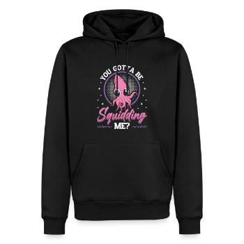 Are You Squidding Me Zoologist Octopus Squid - Men’s Premium Organic Hoodie - black - Front - Nico (187cm)