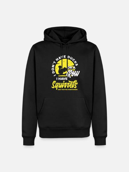 Squirrel - Men’s Premium Organic Hoodie - black