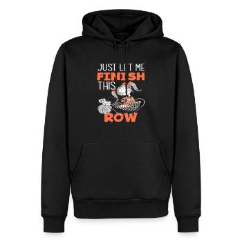 Crochet Crochet - Men’s Premium Organic Hoodie - black - Front - Nico (187cm)
