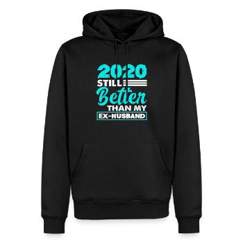 Scheidung 2020 Besser Als Ex Mann - Männer Premium Bio Hoodie - Schwarz - Vorne - Nico (187cm)