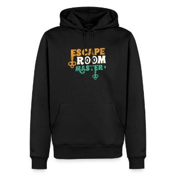 Escape Room Master Escape Room Birthday - Men’s Premium Organic Hoodie - black - Front - Nico (187cm)