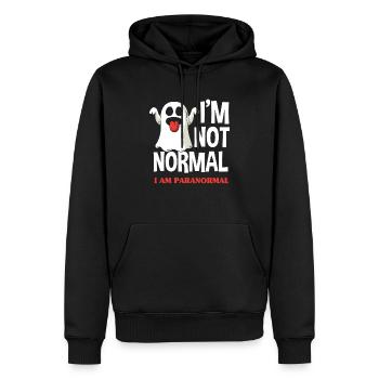 Ghost Paranormal Spell Cadeau Chasseur de Fantômes - Sweat à capuche Premium bio Homme - noir - Devant - Nico (187cm)