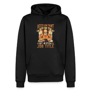 Buchhalter-genie, Ist Keine Offizieller Beruf - Männer Premium Bio Hoodie - Schwarz - Vorne - Nico (187cm)