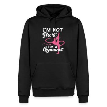 Proud Gymnast Athlete Training Gift - Men’s Premium Organic Hoodie - black - Front - Nico (187cm)