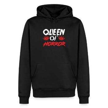 Horror Filme Königin Halloween - Männer Premium Bio Hoodie - Schwarz - Vorne - Nico (187cm)