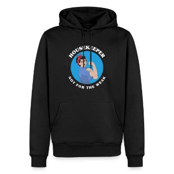 Housekeeper Cleaning Lady Stark - Men’s Premium Organic Hoodie - black - Front - Nico (187cm)
