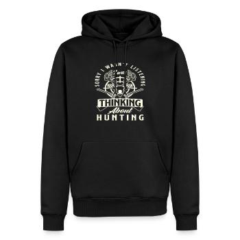 Papa’s Hunting Companion Girl Fille - Sweat à capuche Premium bio Homme - noir - Devant - Nico (187cm)