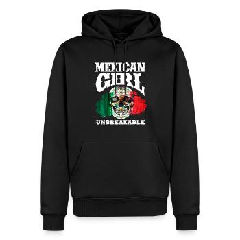 Mexique Mexicaine Femme Cadeau - Sweat à capuche Premium bio Homme - noir - Devant - Nico (187cm)