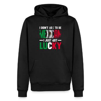 Mexiko Mexikaner Herkunft - Männer Premium Bio Hoodie - Schwarz - Vorne - Nico (187cm)
