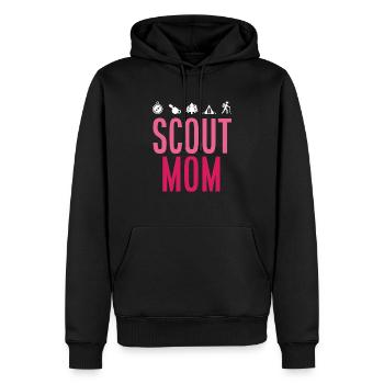 Pfadfinder Mama - Männer Premium Bio Hoodie - Schwarz - Vorne - Nico (187cm)