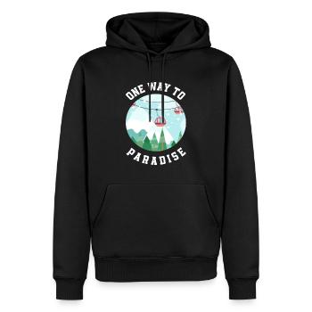 Snowboard Snowboarder - Männer Premium Bio Hoodie - Schwarz - Vorne - Nico (187cm)