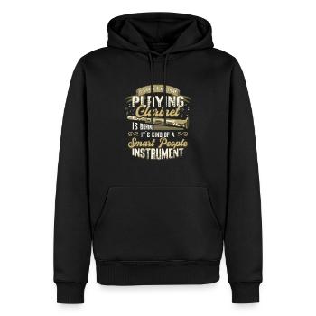 Klarinette Spielen Klarinettist - Männer Premium Bio Hoodie - Schwarz - Vorne - Nico (187cm)