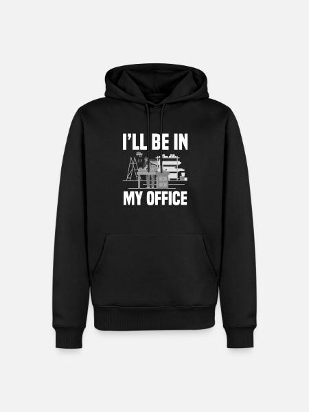 Bureau des menuisiers - Sweat à capuche Premium bio Homme - noir